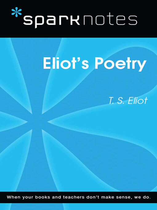 Title details for Eliot's Poetry by SparkNotes - Available